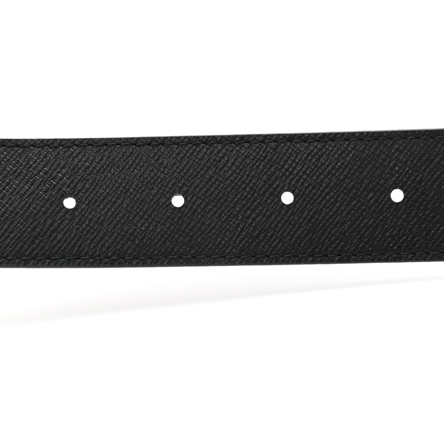 Louis Vuitton Calfskin Monogram 30mm LV Initiales Reversible Belt 80 32 Black 4 of 5