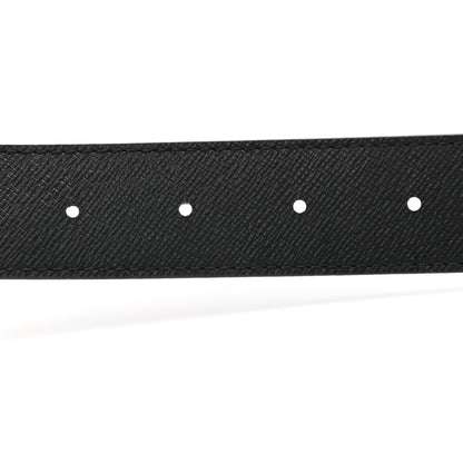 Louis Vuitton Calfskin Monogram 30mm LV Initiales Reversible Belt 80 32 Black 4 of 5