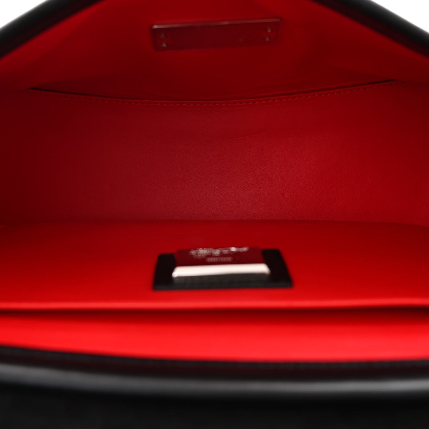 Pebbled Calfskin Medium Rubylou Shoulder Bag Black
