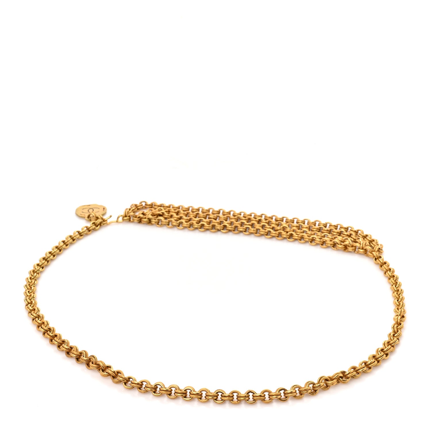 Chanel CC Medallion Chain Belt Gold 2 of 4