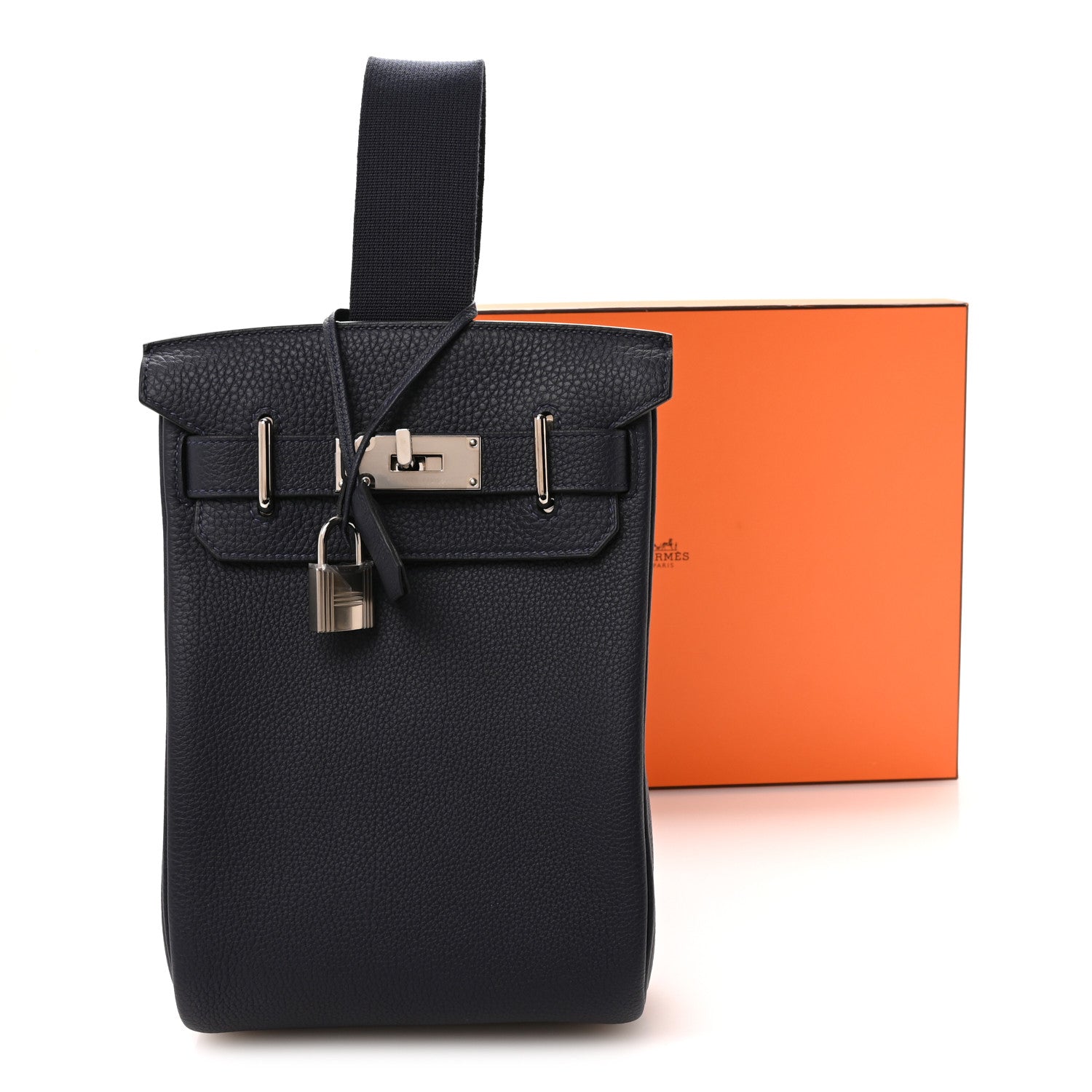 Hermes Togo Hac A Dos PM Backpack Bleu Nuit 21 of 21