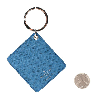 Louis Vuitton LOUIS VUITTON Damier Graphite Illustre V Key Holder Blue 2 of 4