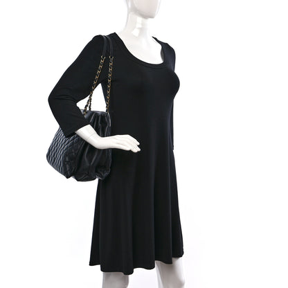 Chanel Lambskin Quilted Coco Vintage Tote Black 2 of 12