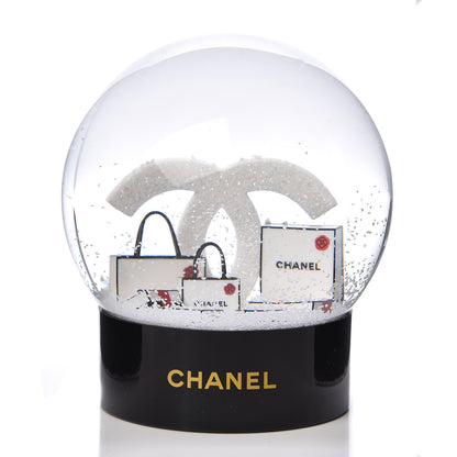 Chanel Glass CC Shopping Bag Snow Globe 3 of 4