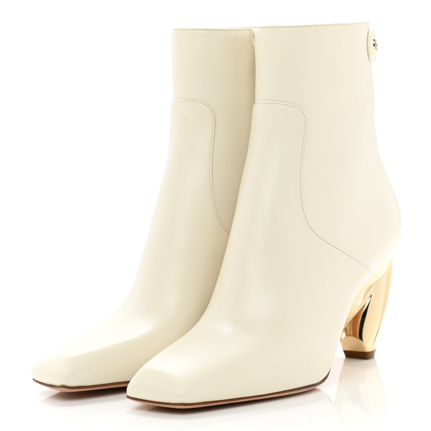 Soft Calfskin Rhodes 80mm Ankle Boots 35 Off White