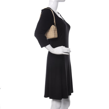 Chanel Lambskin Quilted CC Chocolate Bar Shoulder Bag Beige 2 of 15