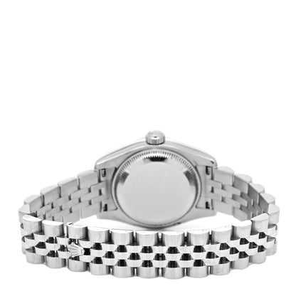 Rolex Stainless Steel 18K White Gold 26mm Oyster Perpetual Datejust Watch White Roman 179174 3 of 5
