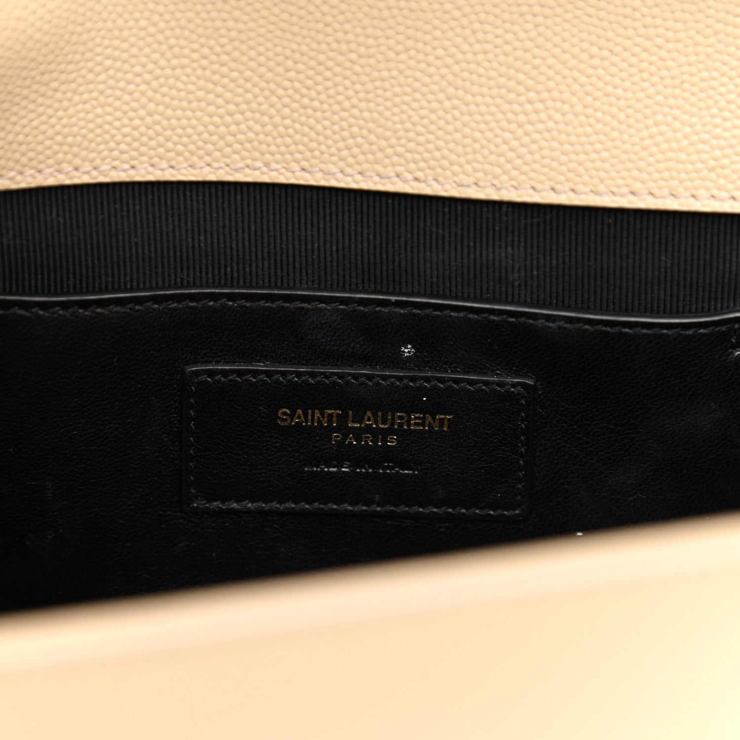 Saint Laurent Grain De Poudre Medium Monogram Kate Satchel Nude Powder 6 of 8