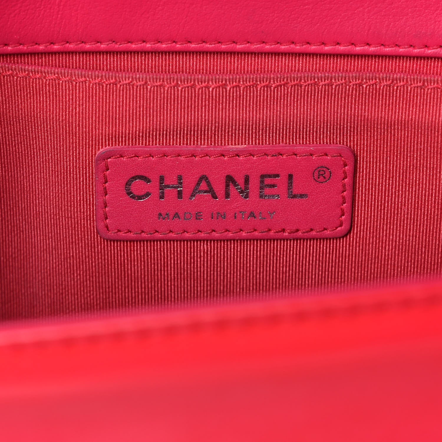 Chanel Patent Calfskin Enamel Quilted Medium Boy Flap Dark Pink 6 of 20