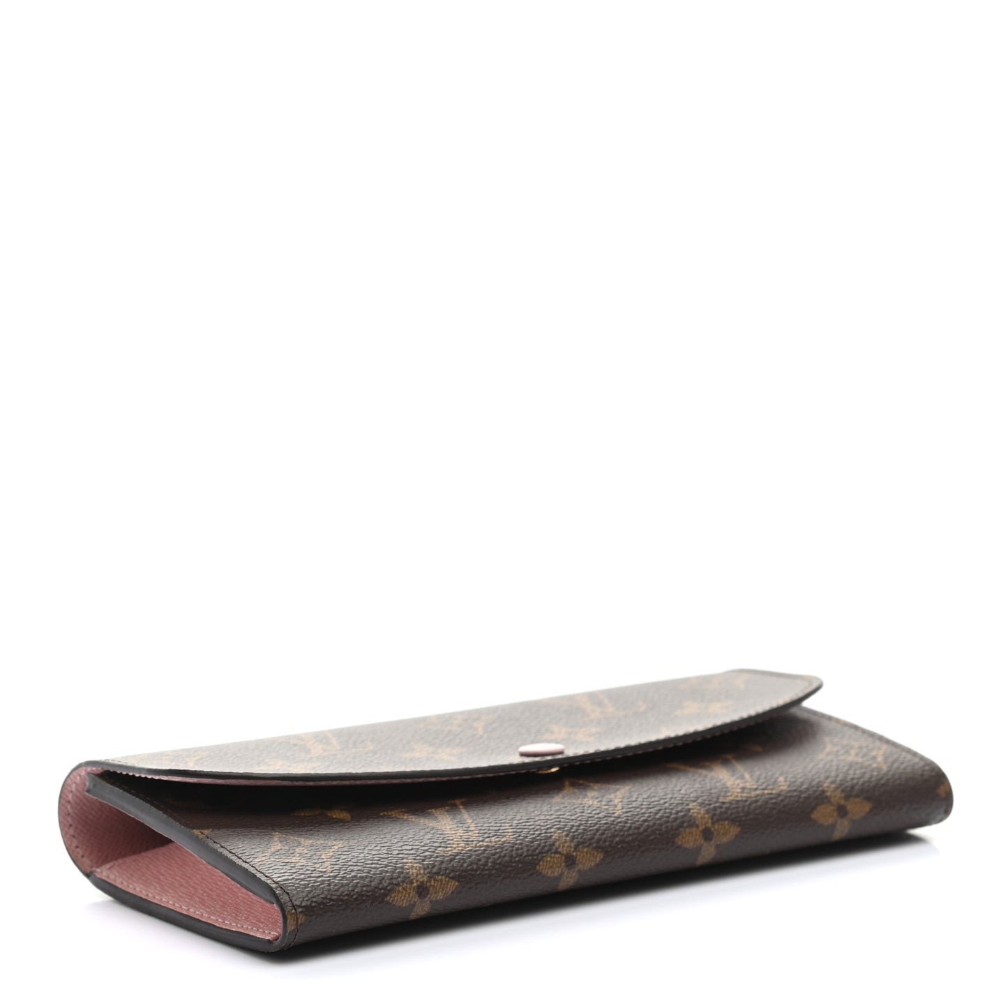 Monogram Emilie Wallet Rose Ballerine
