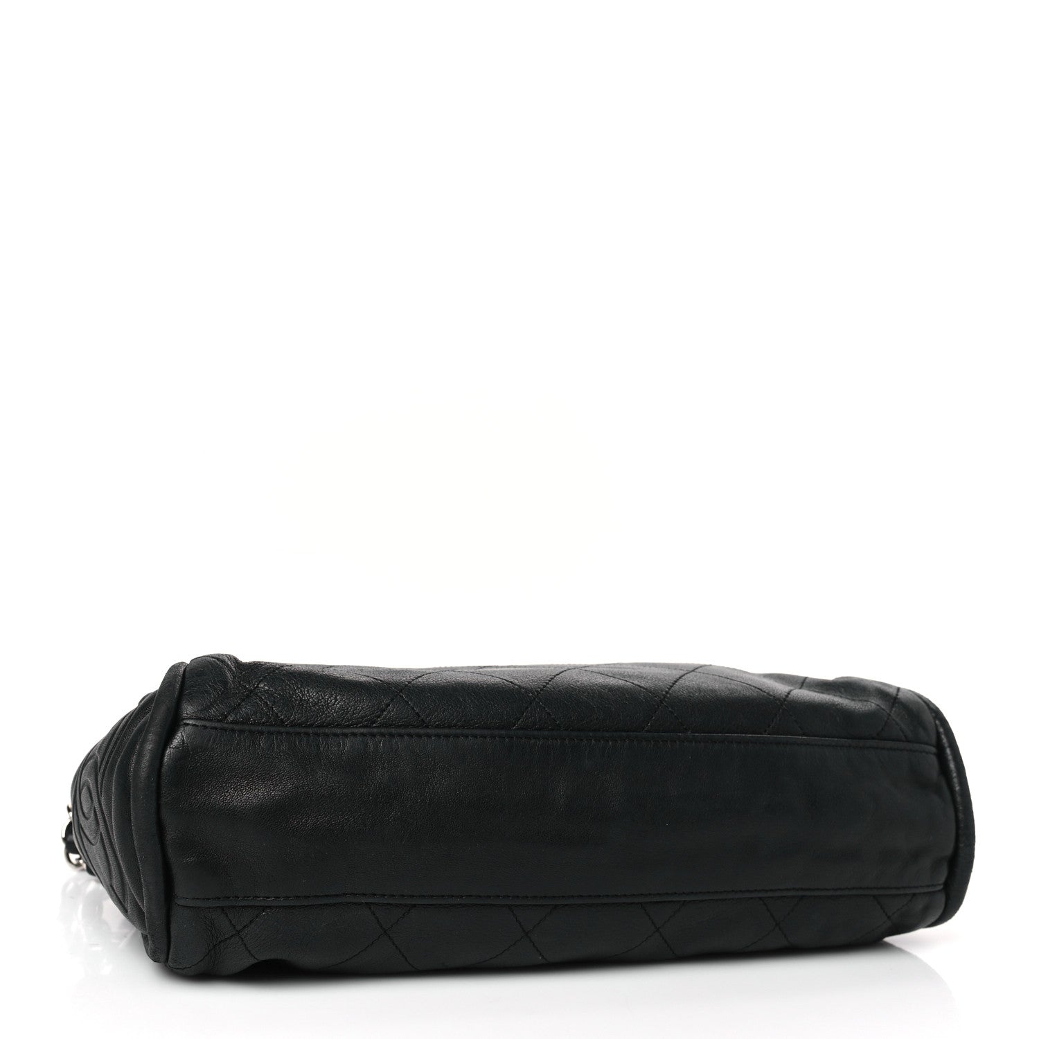 Chanel Lambskin Stitched Medium Ultimate Soft Tote Black 4 of 9