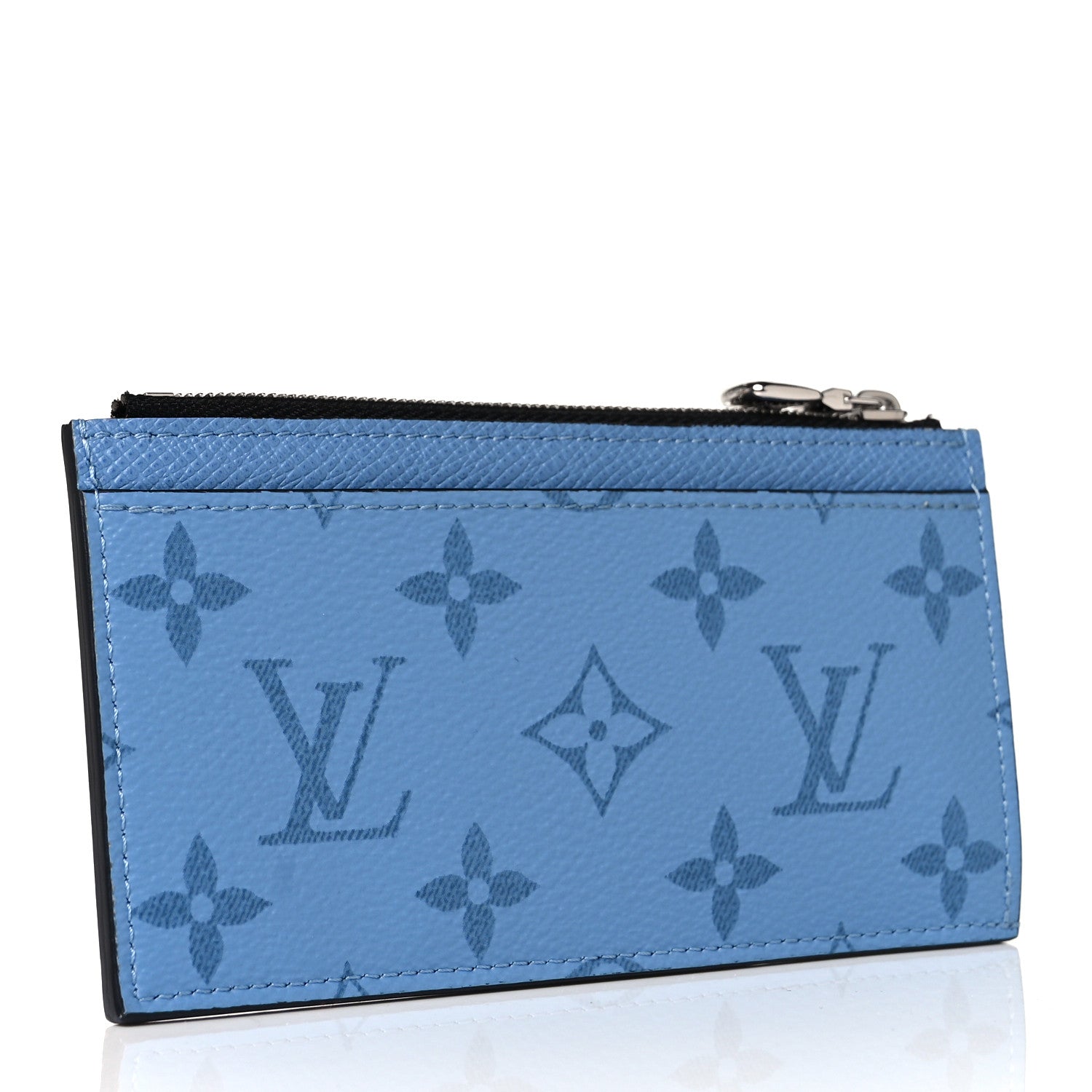 Louis Vuitton Taigarama Coin Card Holder Denim 3 of 8