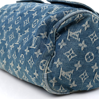 Louis Vuitton Monogram Denim Neo Speedy Blue 8 of 15