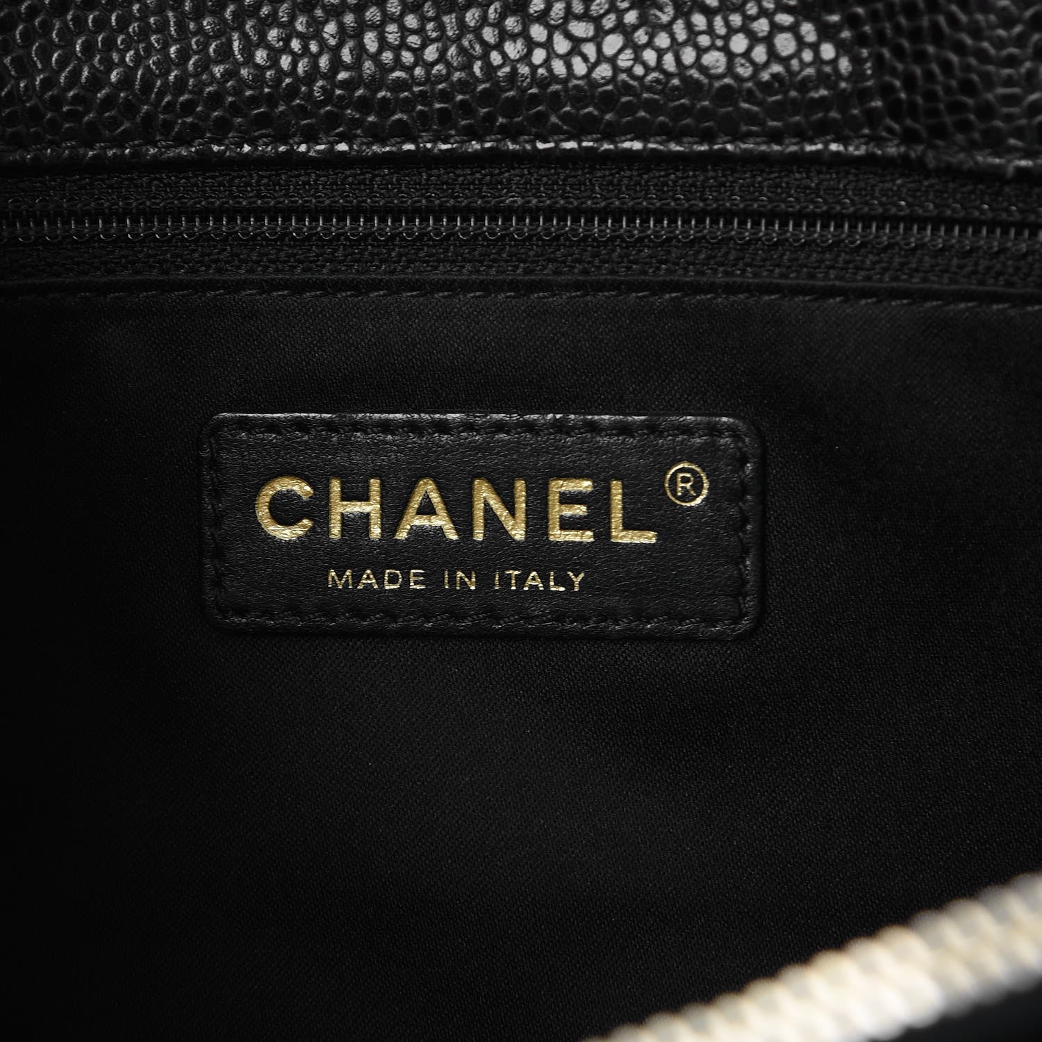 Chanel Caviar Quilted Grand Shopping Tote GST Black 6 of 15