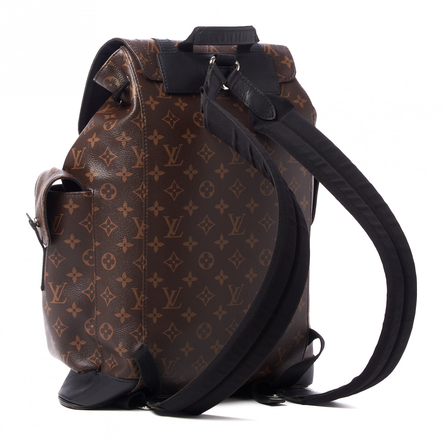 Louis Vuitton Monogram Macassar Christopher PM Backpack 3 of 9