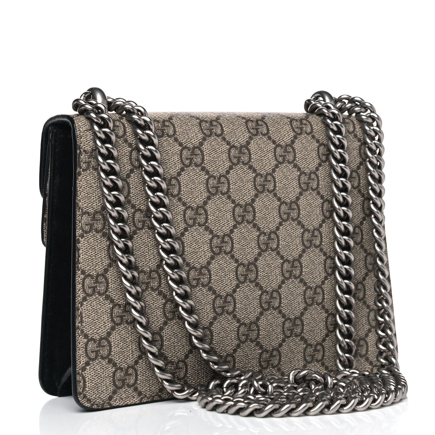 GG Supreme Monogram Mini Dionysus Shoulder Bag Black