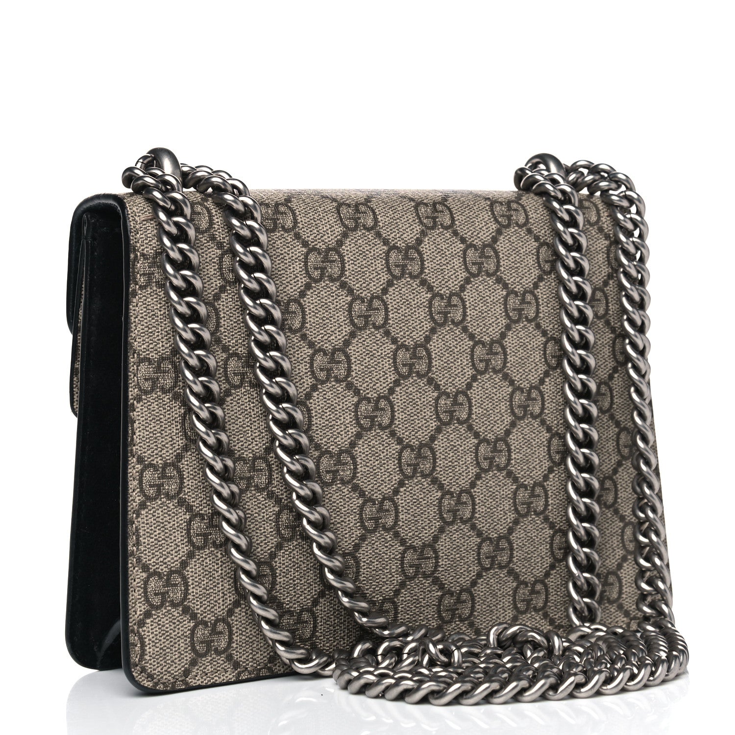 Gucci GG Supreme Monogram Mini Dionysus Shoulder Bag Black 2 of 4