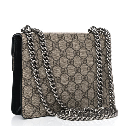 Gucci GG Supreme Monogram Mini Dionysus Shoulder Bag Black 2 of 4
