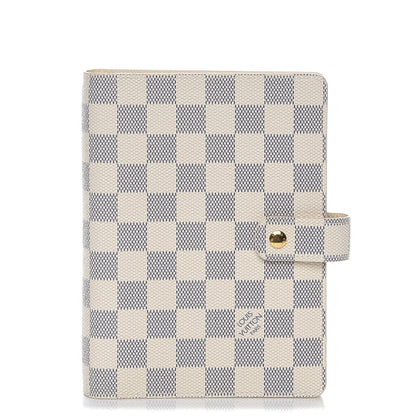 Louis Vuitton Damier Azur Medium Ring Agenda Cover 1 of 7