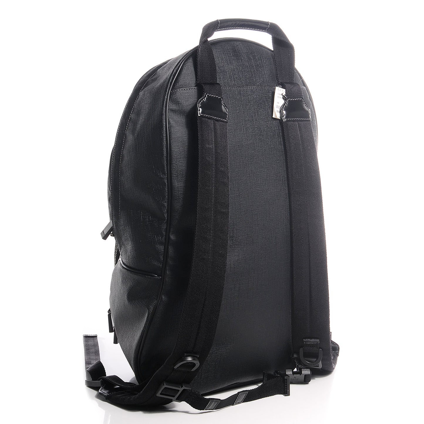 Coated Canvas Interlocking G Travel Backpack Black