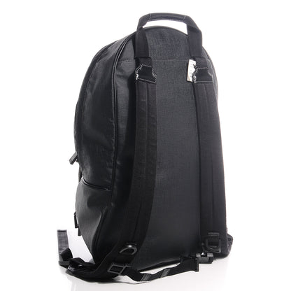 Gucci Coated Canvas Interlocking G Travel Backpack Black 3 of 9