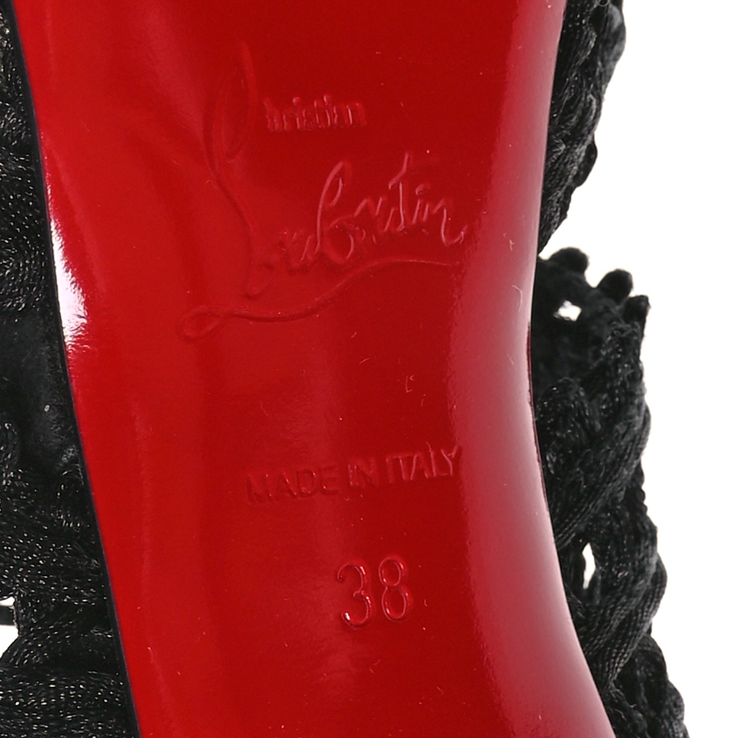 Rete Macrame Deia 100 Mule Sandals 38 Black