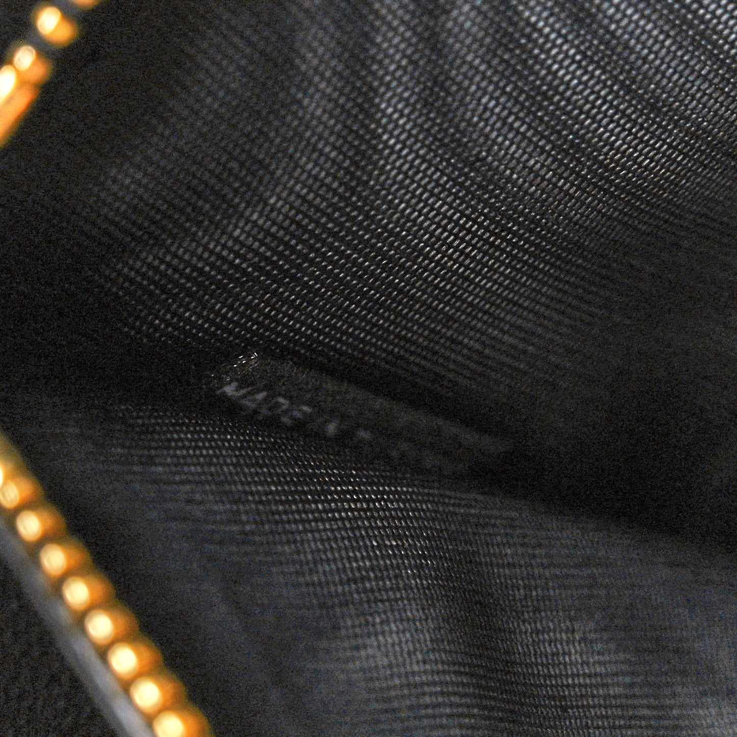 Nappa Matelasse Wallet On Chain Black