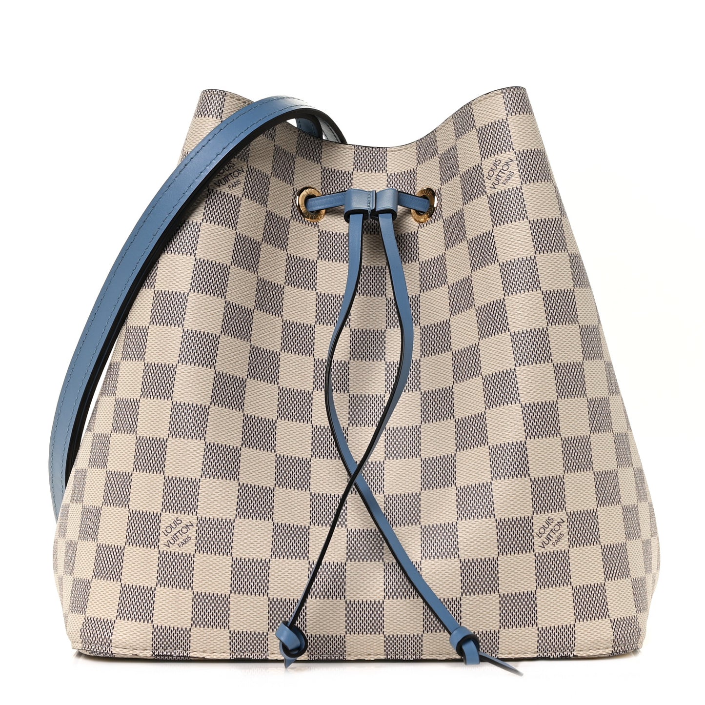 Damier Azur Neonoe MM Bleuet