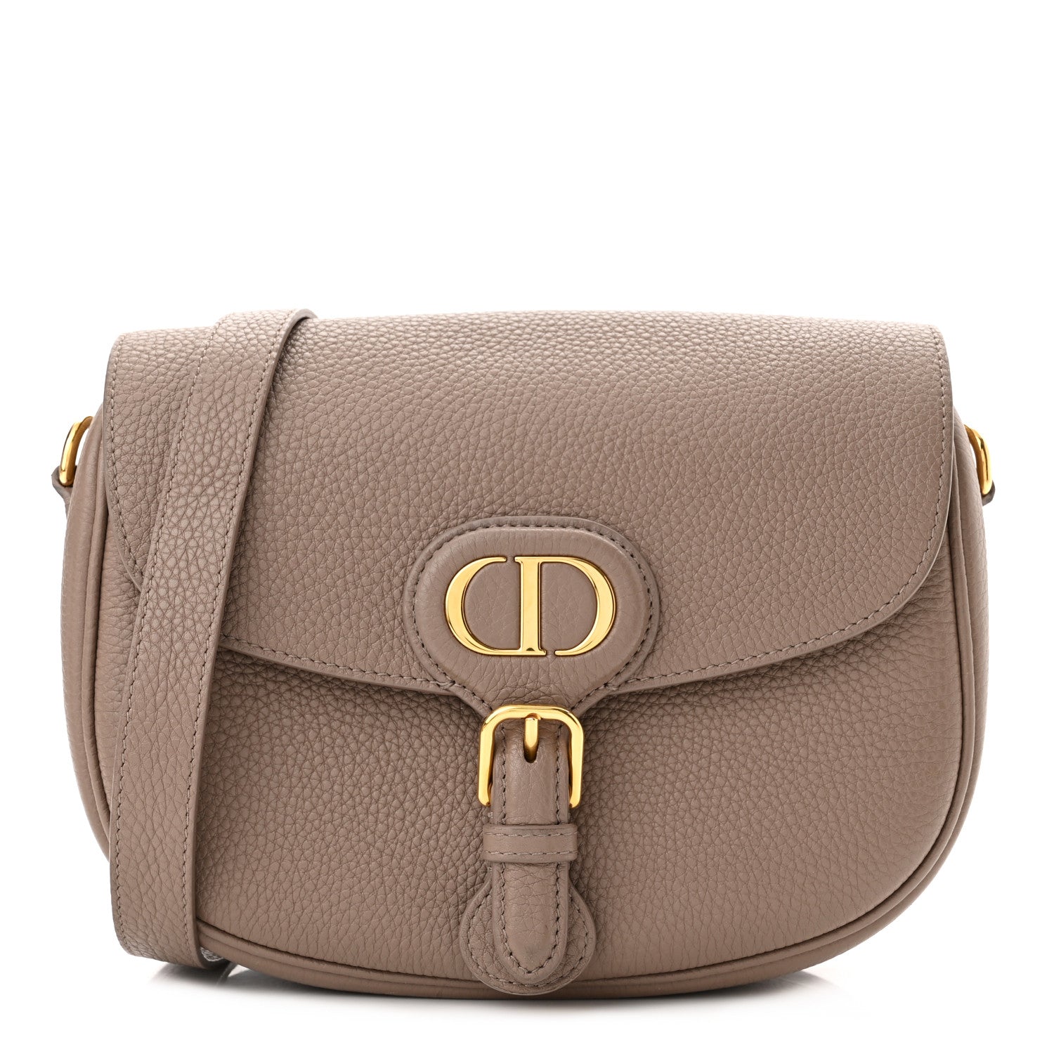Christian Dior Grained Calfskin Medium Bobby Flap Taupe 1 of 10