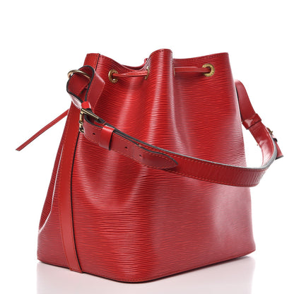 Louis Vuitton Epi Petit Noe Castillan Red 3 of 12