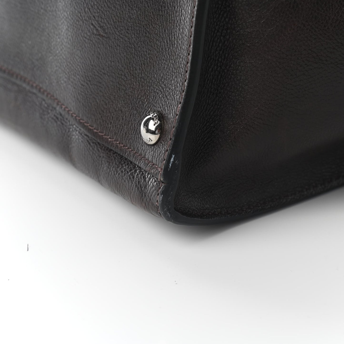 Glace Calf Twin Pocket Tote Moro