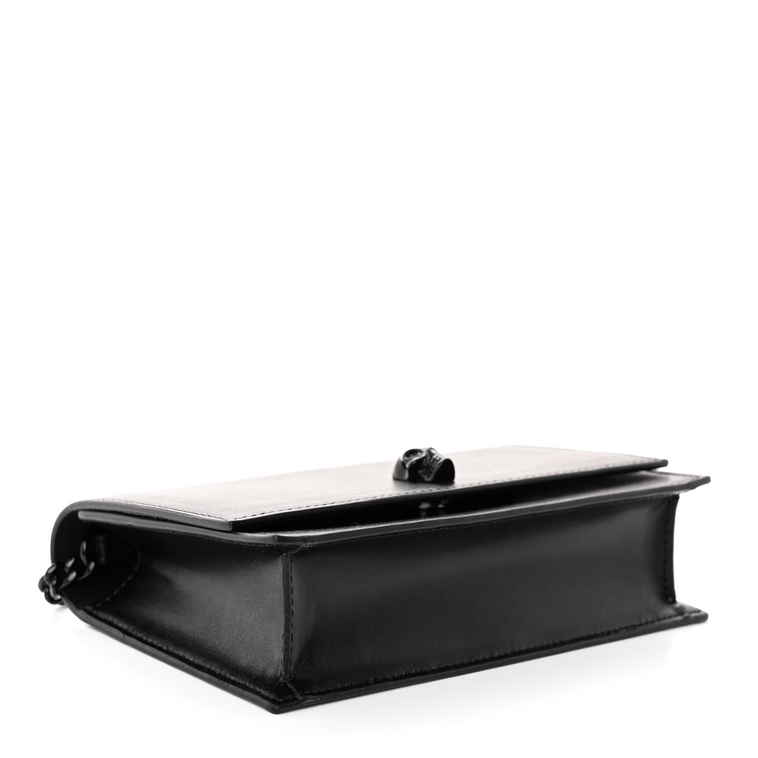 Alexander McQueen Calfskin Skull Small Crossbody Bag Black 5 of 11