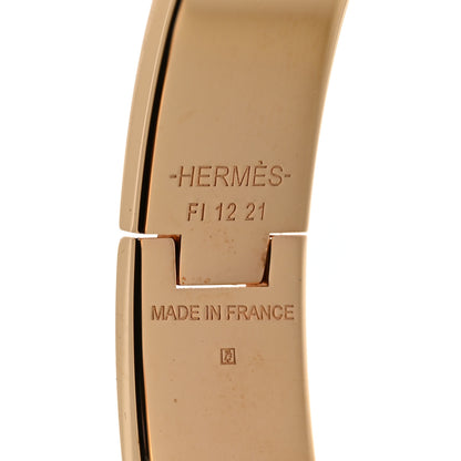Hermes Enamel Narrow Clic Clac H Bracelet PM Creme 4 of 5