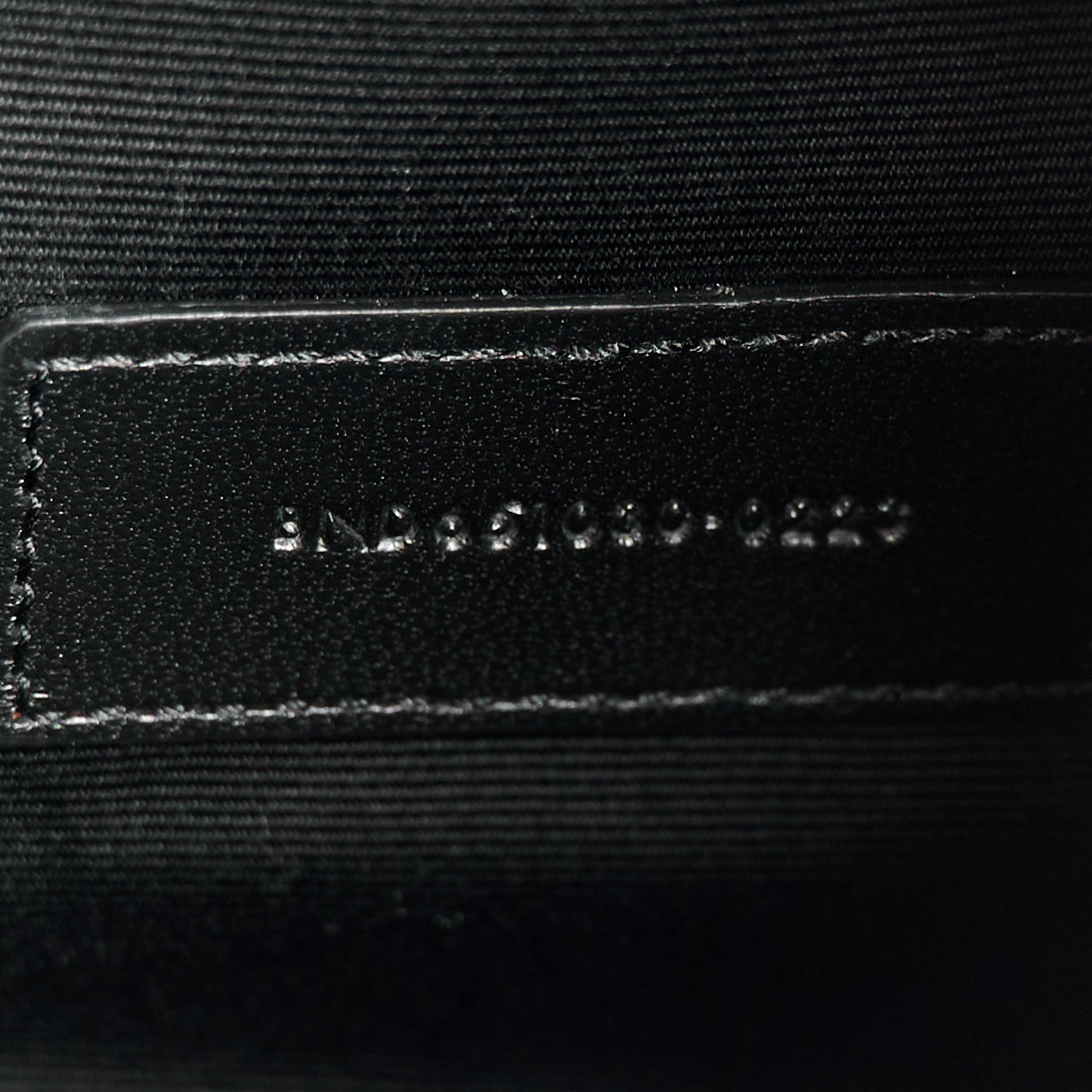 Saint Laurent Grain De Poudre Textured Mixed Matelasse Triquilt Monogram Clutch Black 7 of 10