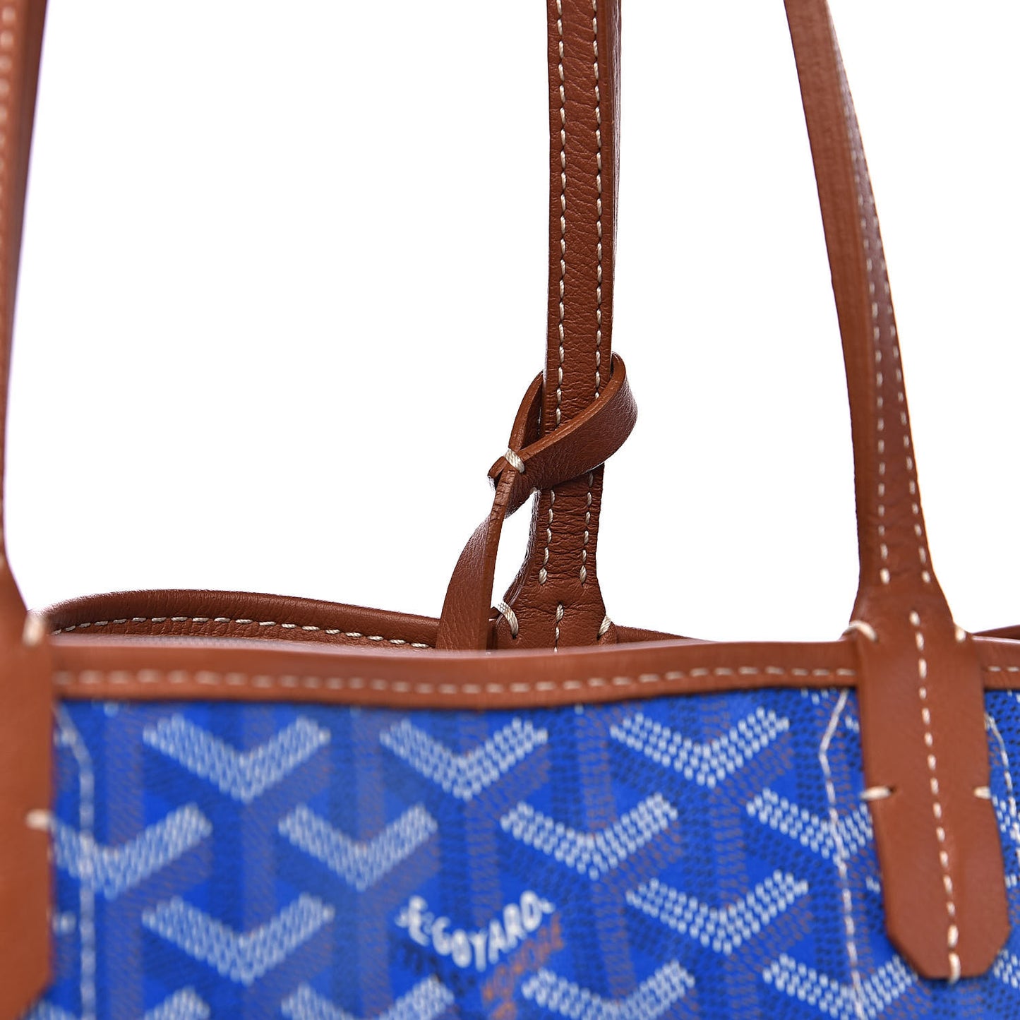 Goyardine Reversible Pertuis PM Sky Blue