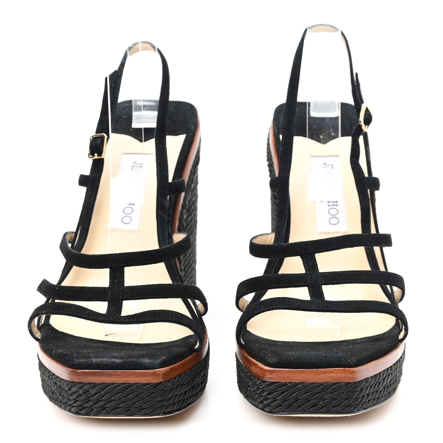 Suede Ariela 110 Wedge Sandals 41 Black