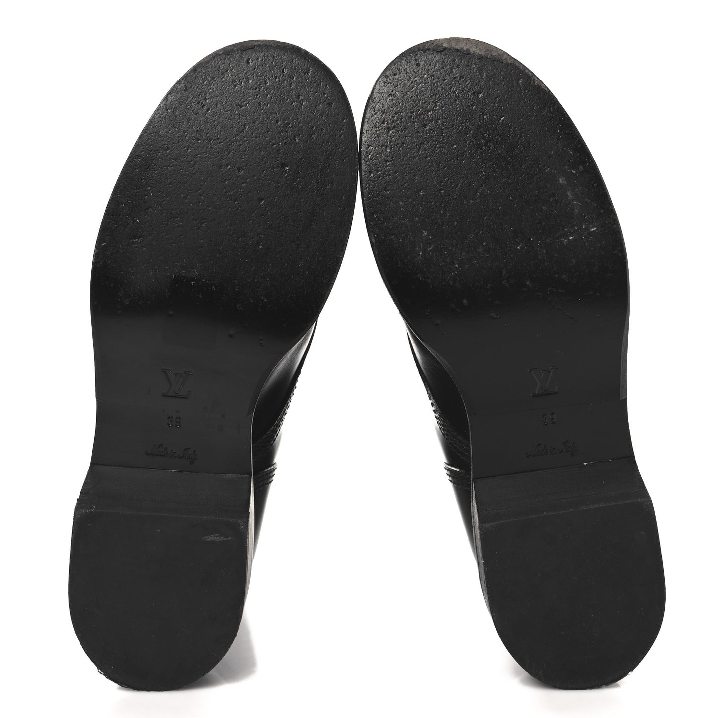 Calfskin Monogram Metropolis Flat Ranger Boots 39 Black