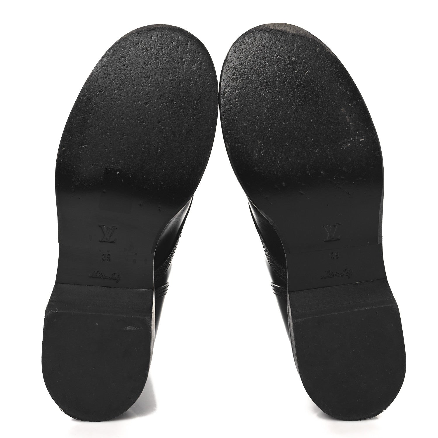Louis Vuitton Calfskin Monogram Metropolis Flat Ranger Boots 39 Black 6 of 9