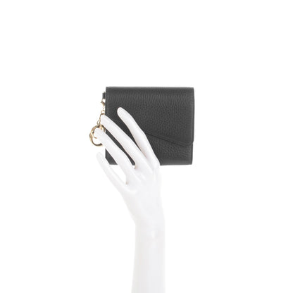 Christian Dior Bullcalf Diorissimo Compact Wallet Black 2 of 8