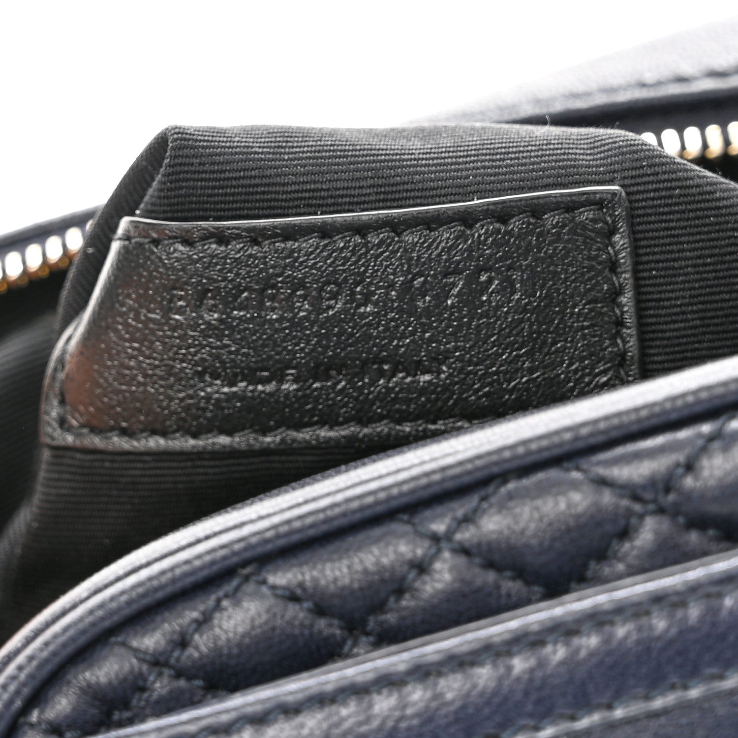 Saint Laurent Lambskin Quilted Victoire Camera Bag Deep Marine 7 of 10