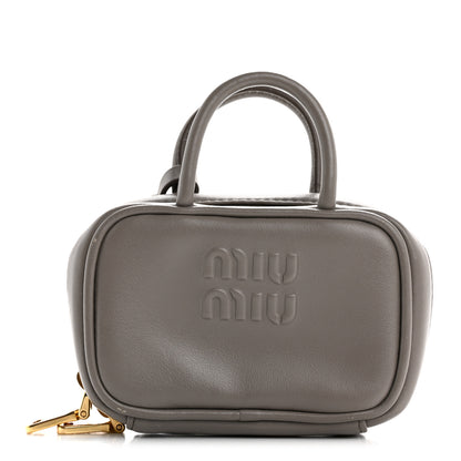 Miu Miu Calfskin Beau Micro Bag Argilla 1 of 13