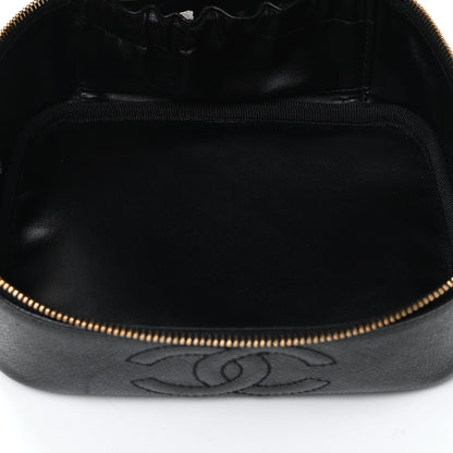 Chanel Caviar Vanity Cosmetic Case Black 4 of 4
