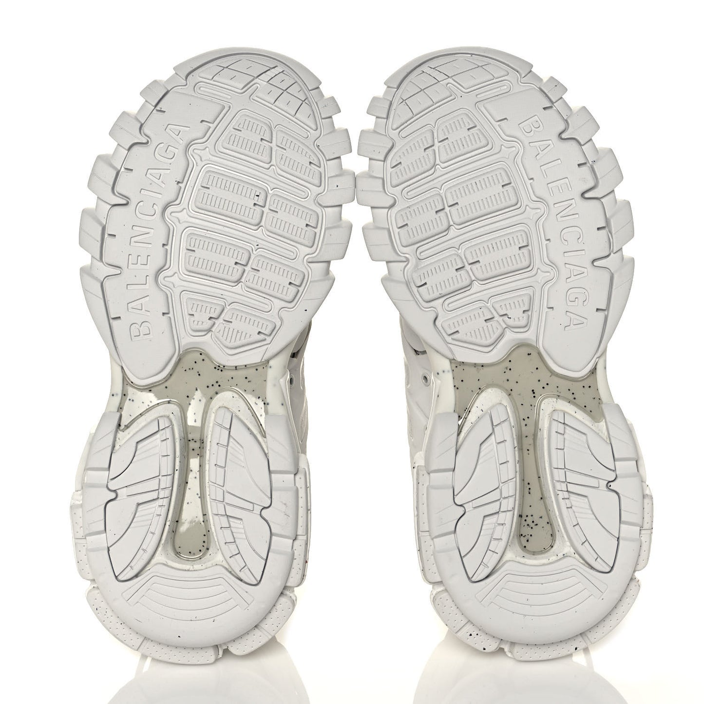 Rubber Mesh Fabric Monocolor Recycled Sole Womens Track Sneakers 40 White