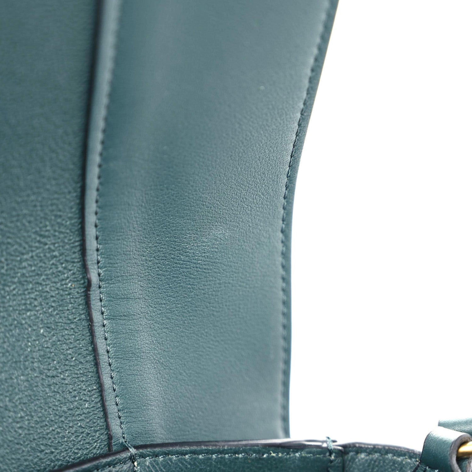 Celine Shiny Smooth Calfskin Medium Frame Shoulder Bag Amazone Dark Navy 16 of 16