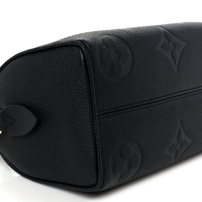Louis Vuitton Empreinte Monogram Giant Speedy Bandouliere 20 Black 10 of 12