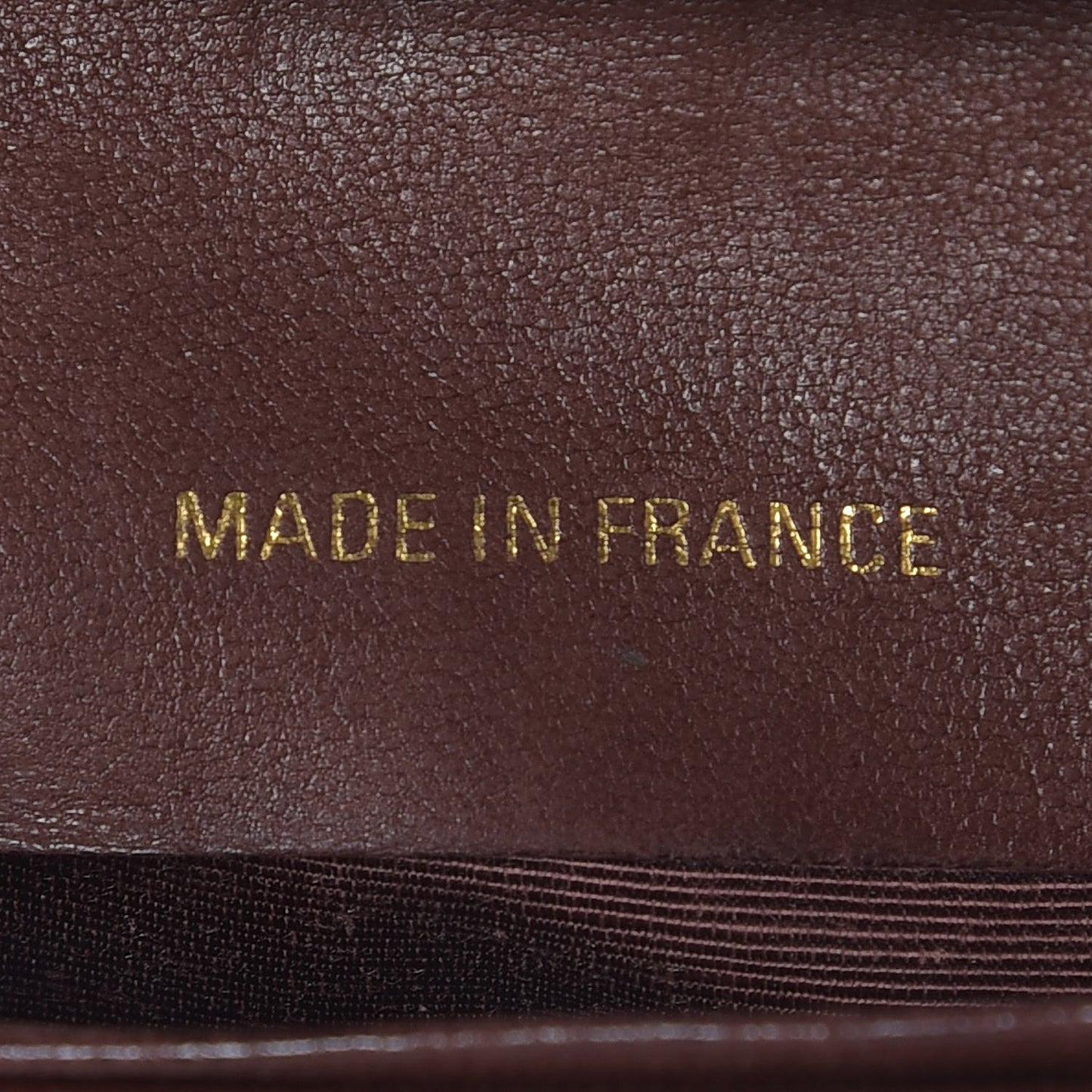 Caviar Stitched French Wallet Brown