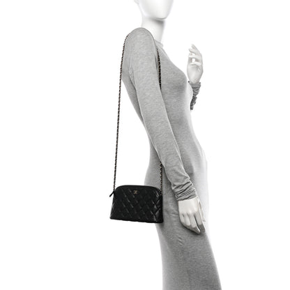 Chanel Caviar Quilted Classic Clutch With Chain Black 2 of 12
