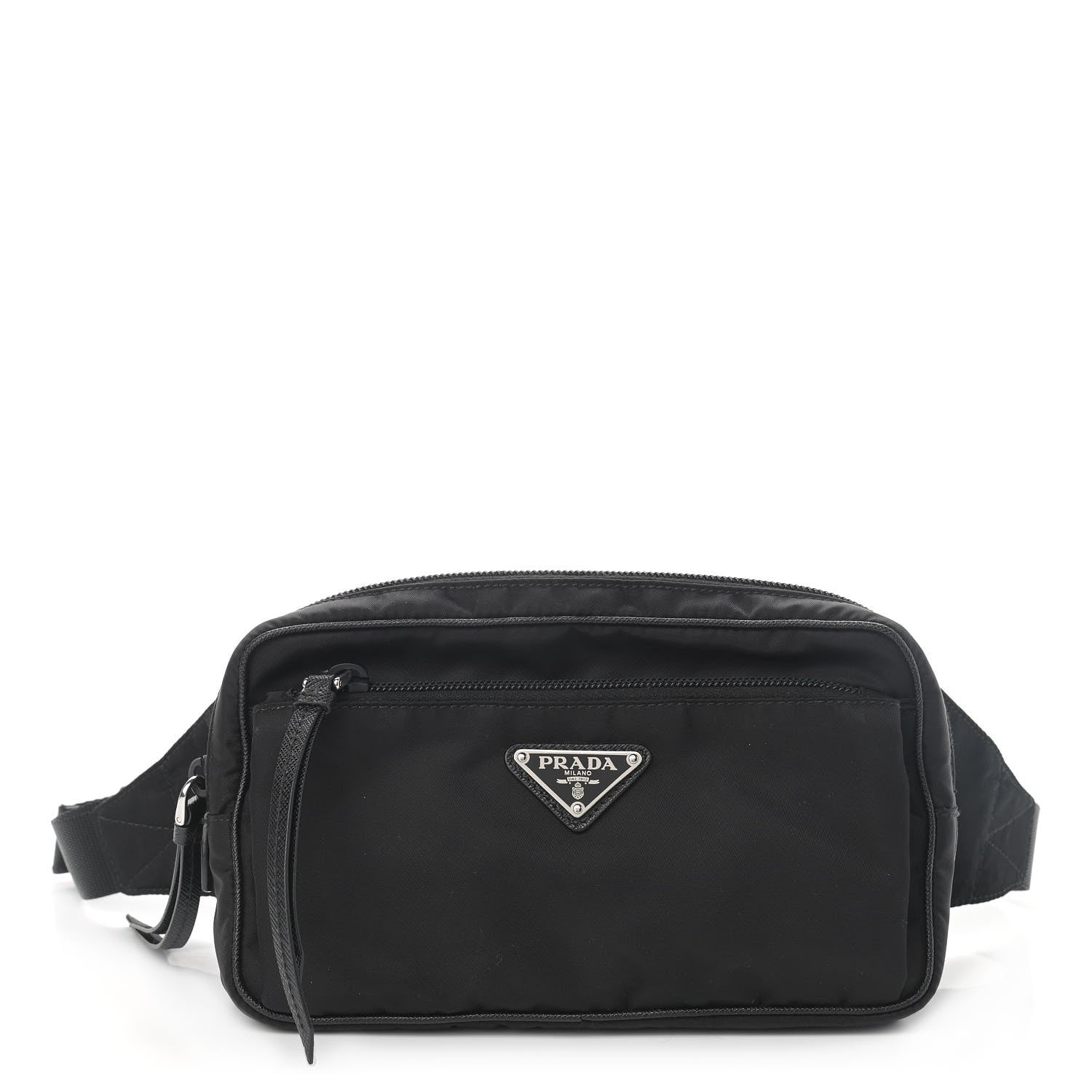Prada Tessuto Nylon Belt Bag Black 1 of 11