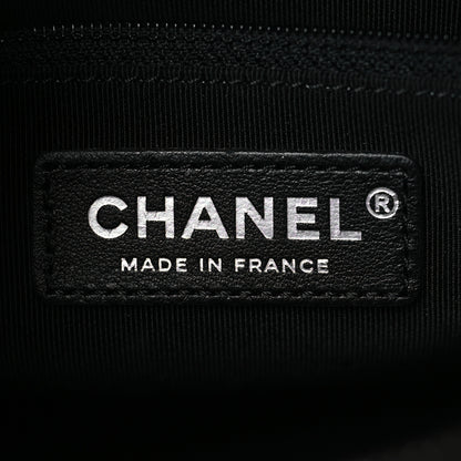 Chanel Aged Calfskin Quilted Large Working Vibe Camera Case Black 6 of 10
