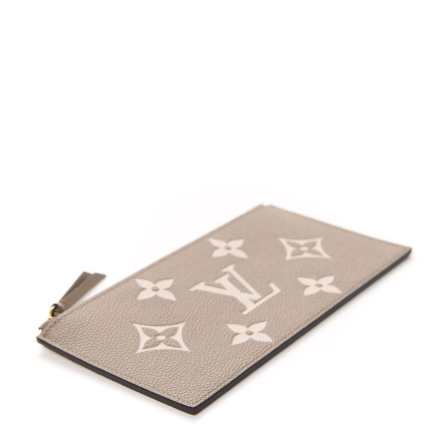 Empreinte Monogram Giant Pochette Felicie Zippered Insert Tourterelle Creme